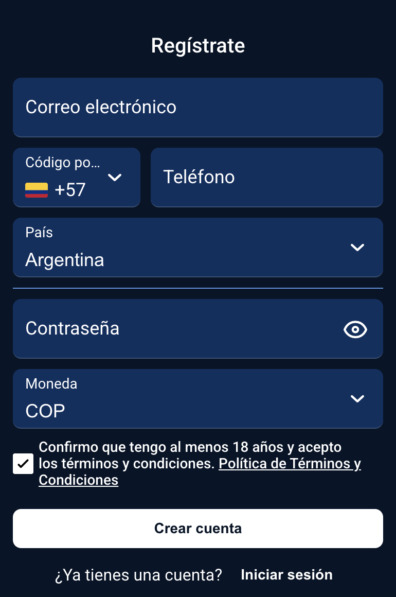 Topacio Play — registro rápido
